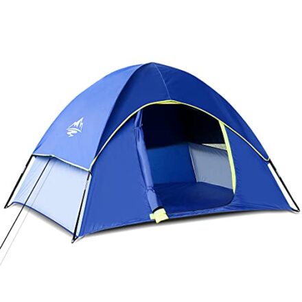 PUREBOX Campingzelt für S (1–2)/L (2–3) Person, Kuppelzelt, einfach aufzubauen, leichtes Zelt, Outdoor-Zelt für Camping, Wandern, Rucksackreisen  